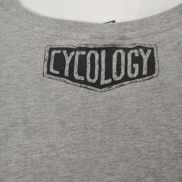 Cycology Braking Bad Walter White Mens XL T Shirt Cycling Gray Short Sleeve Bike - Picture 4 of 7